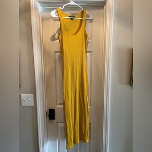 French Connection Mustard Maxi Dress